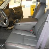 Upgraded leather seats on GMC Sierra